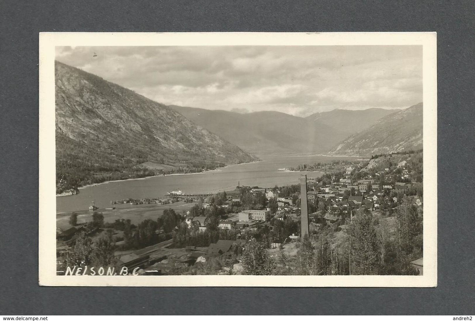 NELSON - BRITISH COLUMBIA - CARTE PHOTO DE LA VILLE DE NELSON - Nelson