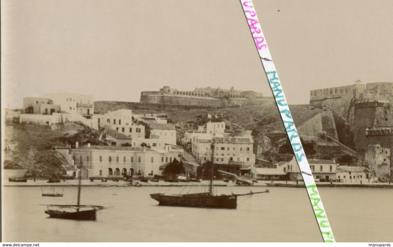 ALGÉRIE / MERS EL KEBIR / PHOTO / 1900 - 1903 / PORT / VUE SUR LE PHARE ET LE FORT - Autres & Non Classés