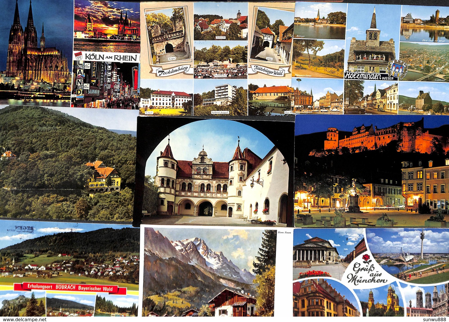 Allemagne Deutschland Germany - Lot 109 cartes postcards (voir zie see scans, petit prix)