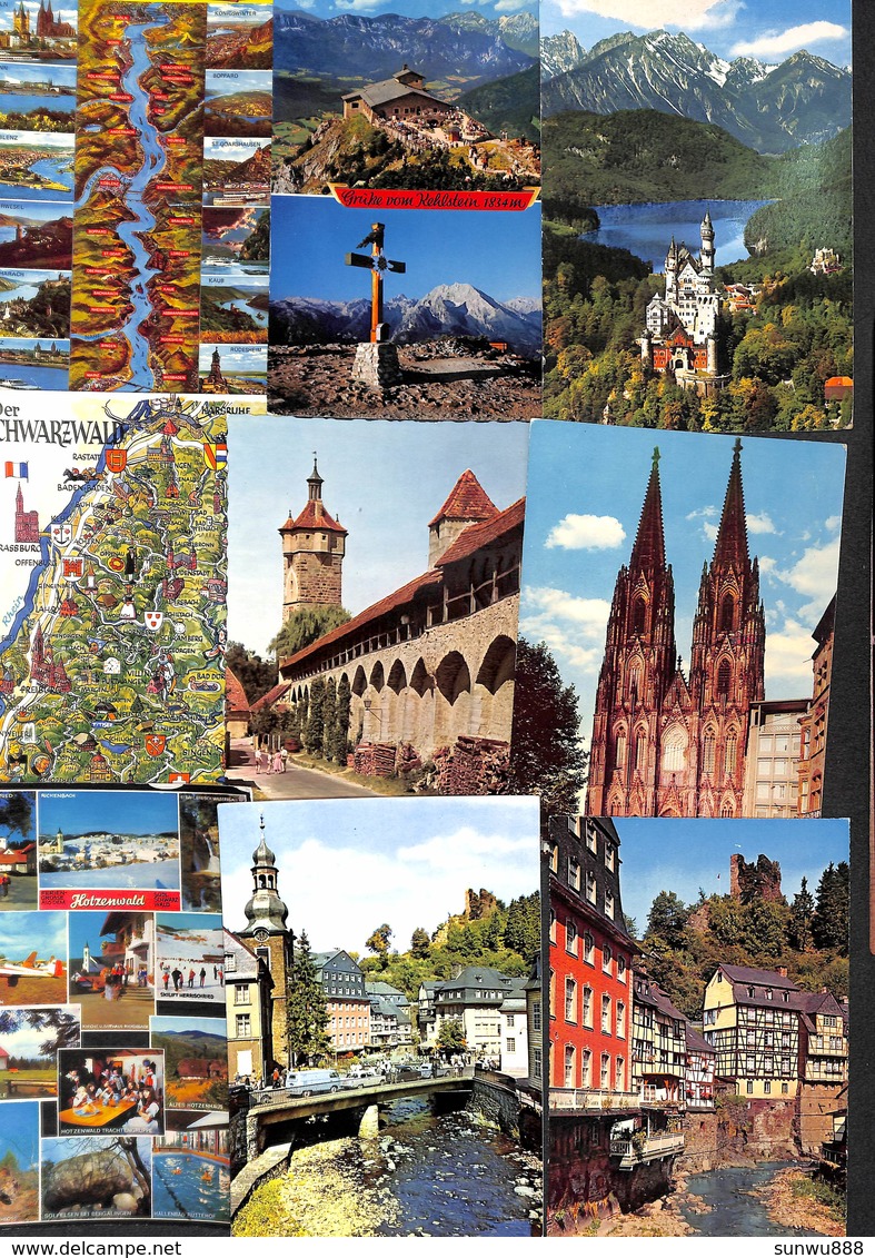 Allemagne Deutschland Germany - Lot 109 cartes postcards (voir zie see scans, petit prix)