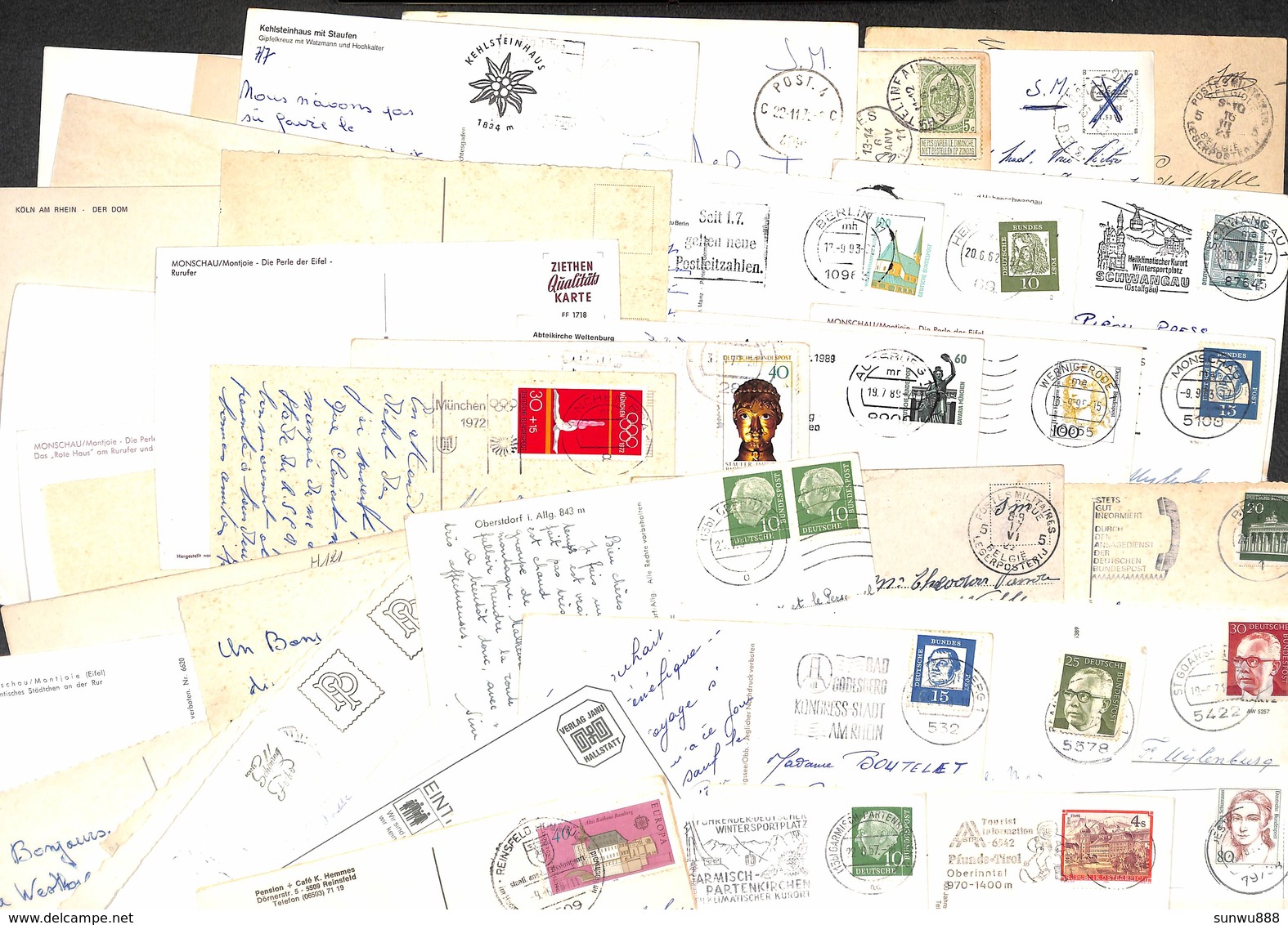 Allemagne Deutschland Germany - Lot 109 cartes postcards (voir zie see scans, petit prix)