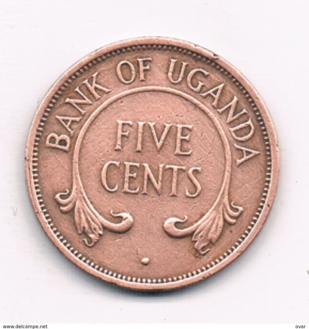 5 CENTS 1966 OEGANDA /2277/ - Ouganda