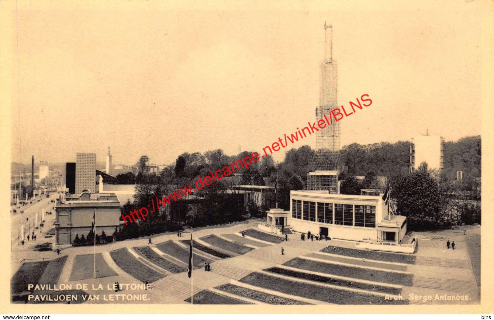 Pavillon De La Lettonie - Exposition Universelle Et Internationale De Bruxelles 1935 - Brussel Bruxelles - Expositions Universelles