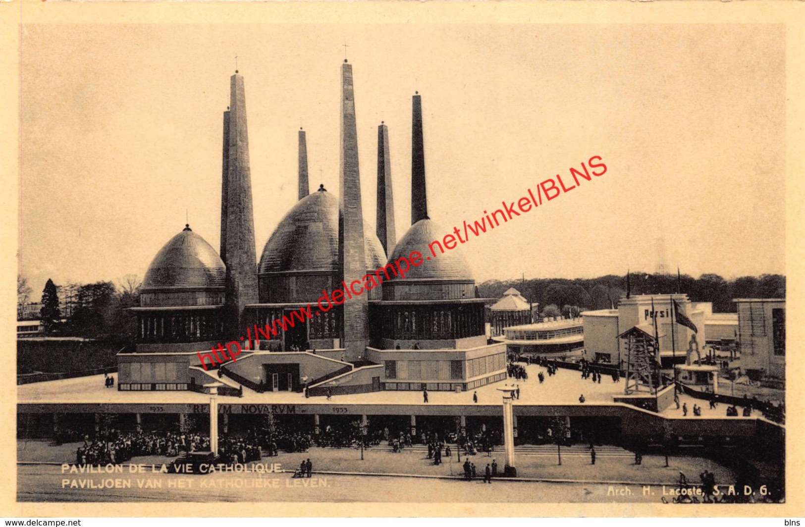 Palais De La Vie Catholique - Exposition Universelle Et Internationale De Bruxelles 1935 - Brussel Bruxelles - Mostre Universali