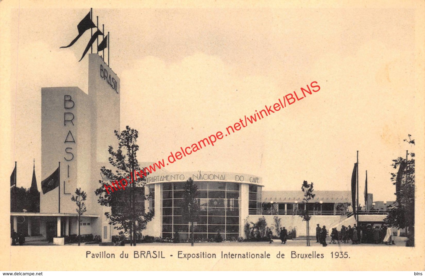 Pavillon Du Brésil - Exposition Universelle Et Internationale De Bruxelles 1935 - Brussel Bruxelles - Weltausstellungen