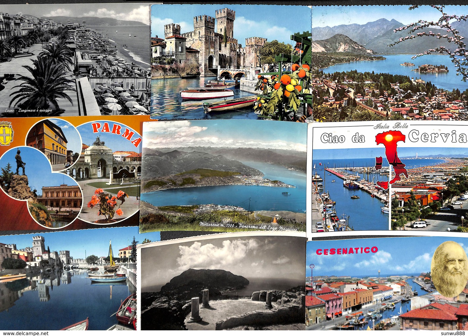 Italie Italy Italia - Lot 82 Cartes Postcards (voir Zie See Scans, Petit Prix) - 100 - 499 Cartes