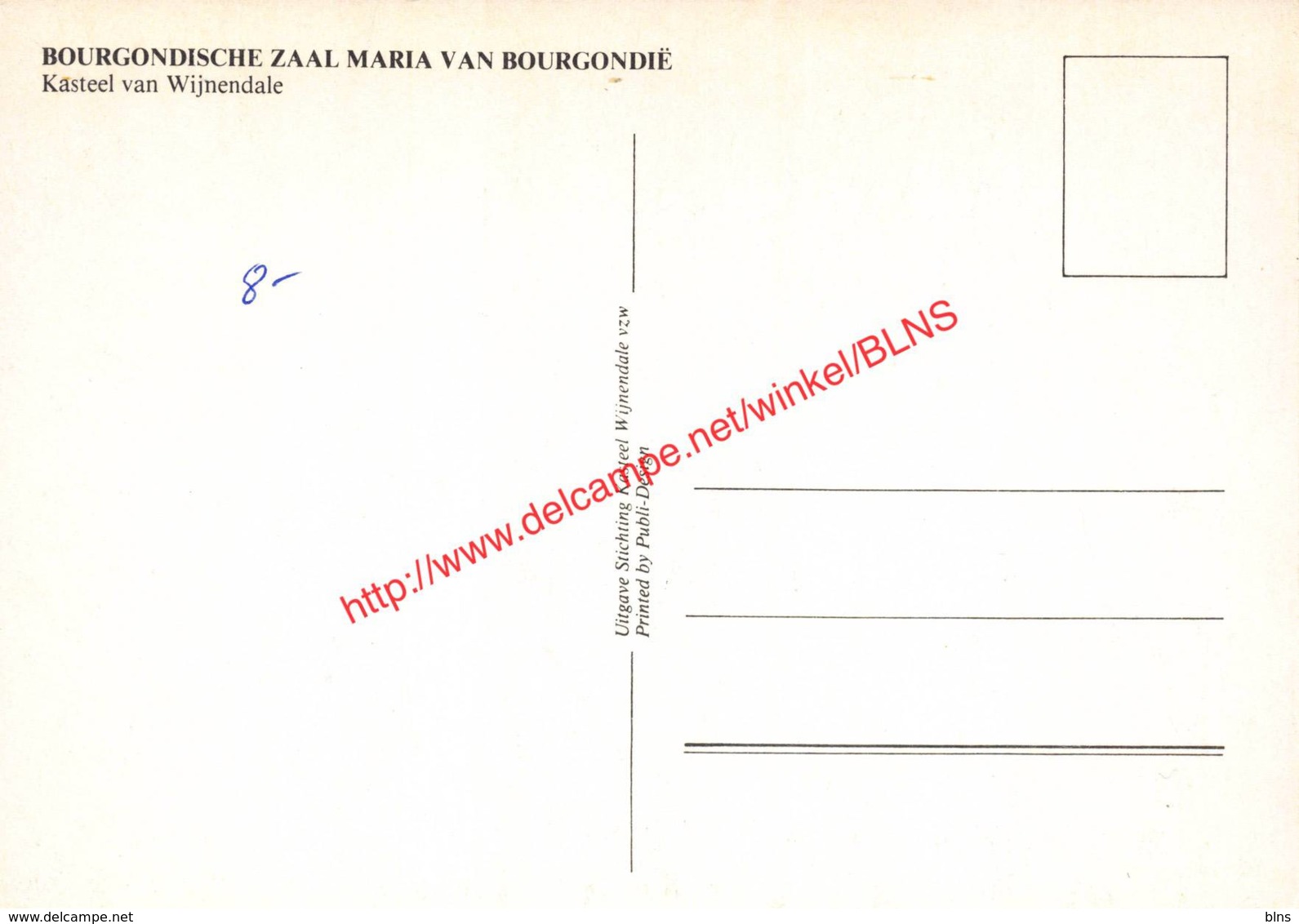 Kasteel Van Wijnendale - Bourgondische Zaal Maria Van Bourgondië - Torhout - Torhout