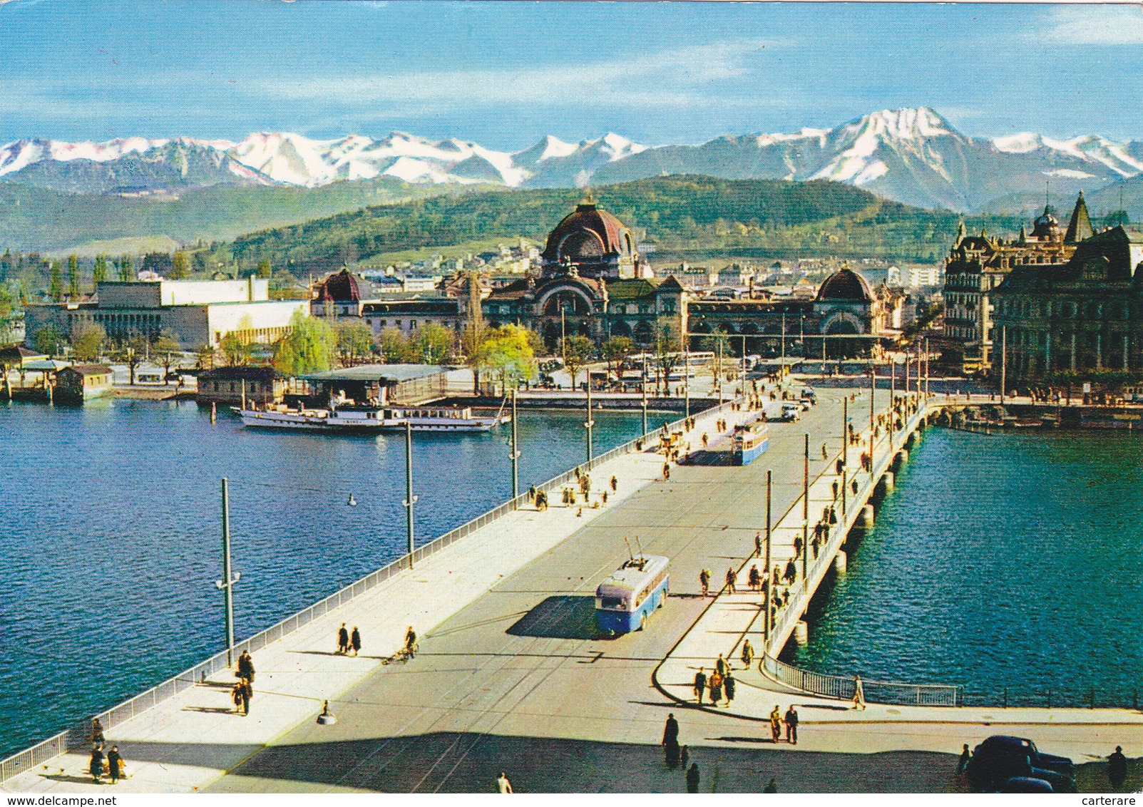 SUISSE,SWISS,SWITZERLAND,SCHWEIZ,SVIZZERA,LUZERN,LUCERN,PONT,TRAMWAY - Lucerne