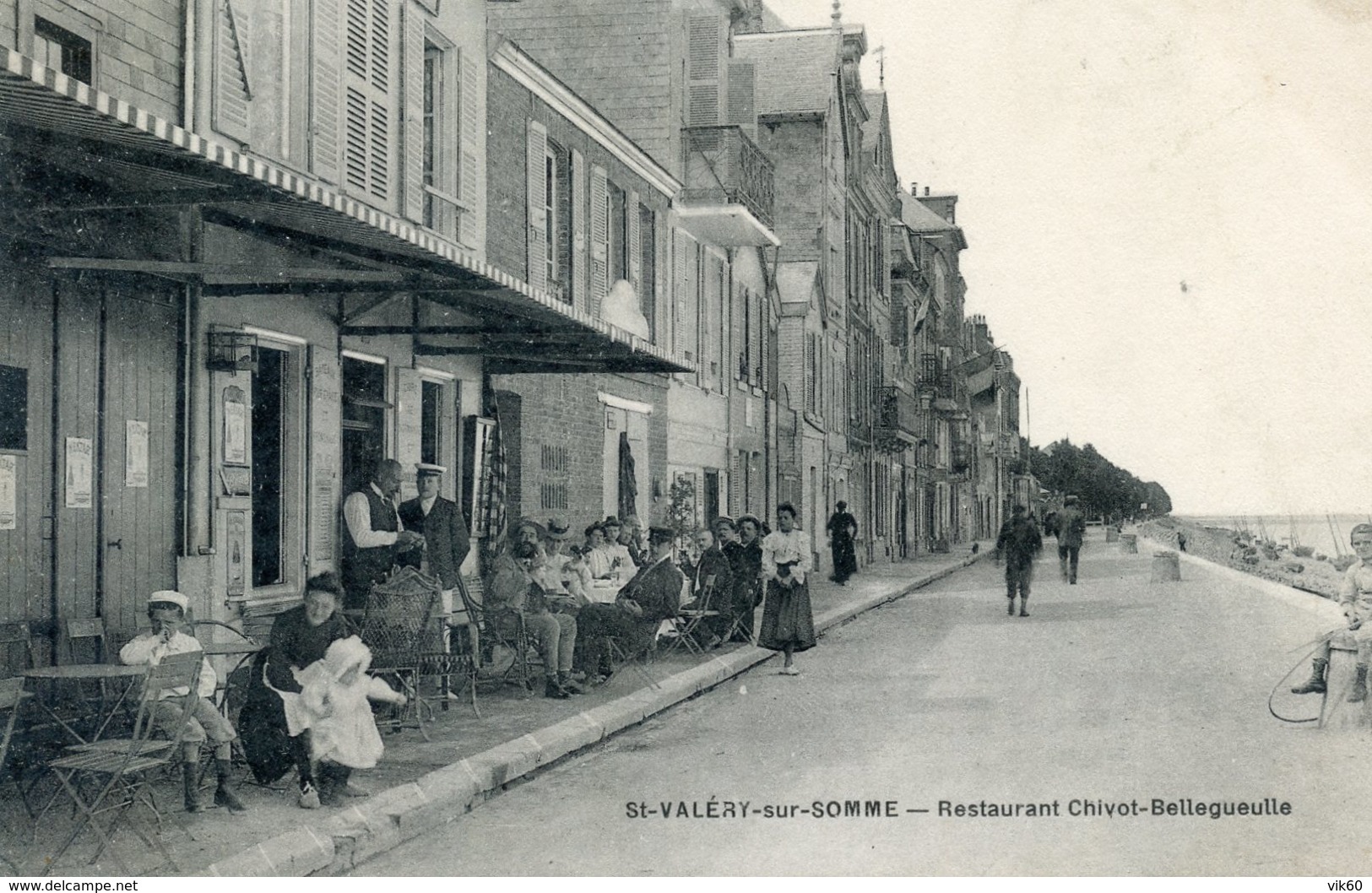 80  SAINT VALERY SUR SOMME  RESTAURANT CHIVOT BELLEGUEULLE - Saint Valery Sur Somme