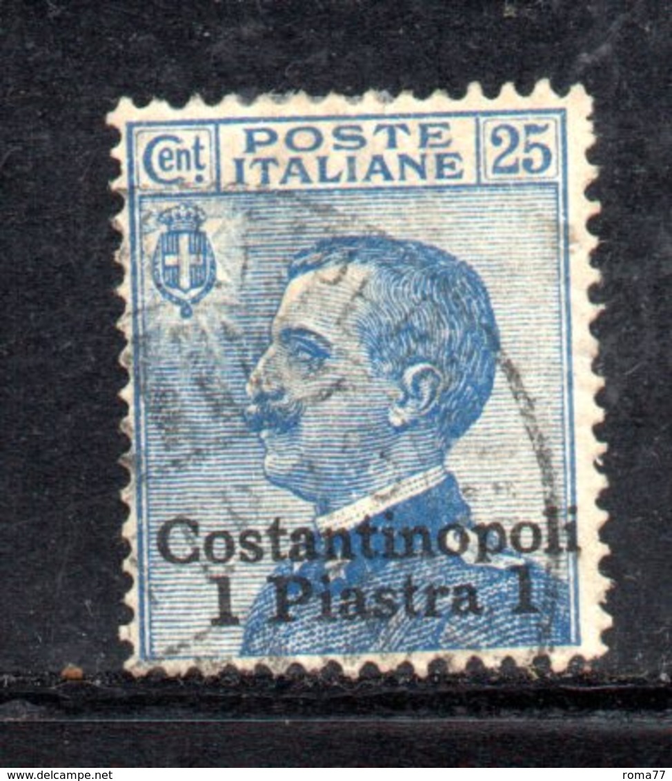 XP4221 - COSTANTINOPOLI 1909,  Sassone N. 23  Usato. - European And Asian Offices