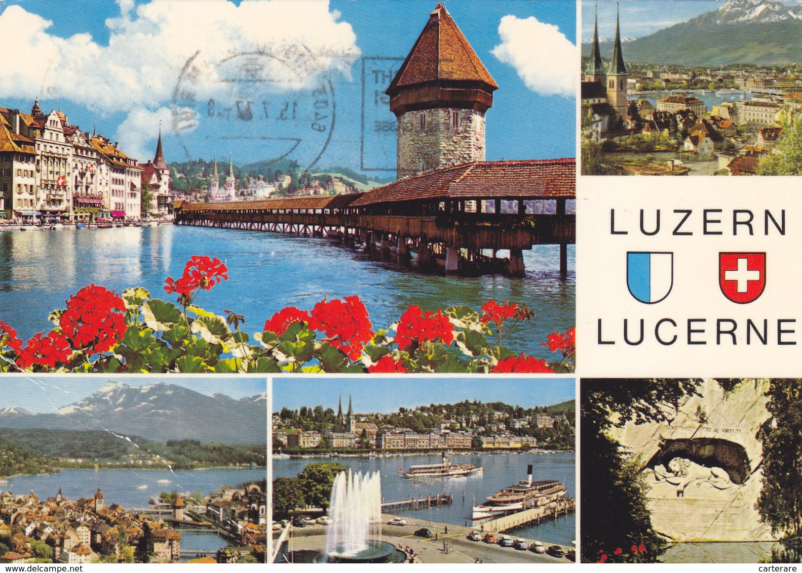 SUISSE,SWISS,SWITZERLAND,SCHWEIZ,SVIZZERA,LUZERN,LUCERN,PONT,LAC - Lucerne