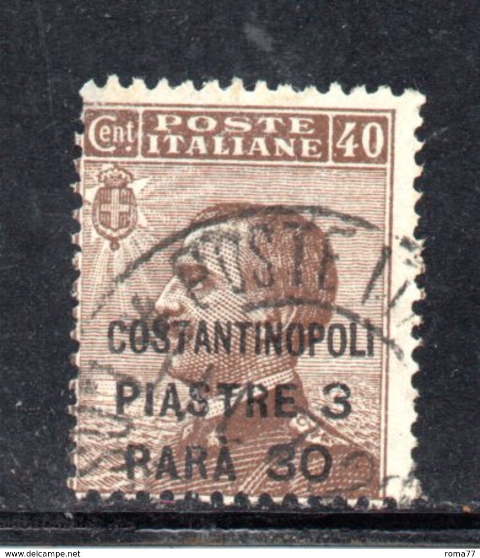 XP4227 - COSTANTINOPOLI 1922,  Sassone N. 44  Usato. - Uffici D'Europa E D'Asia