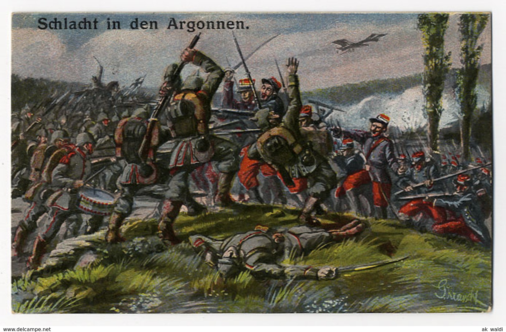 I.WK, Schlacht In Den Argonnen - Guerra 1914-18