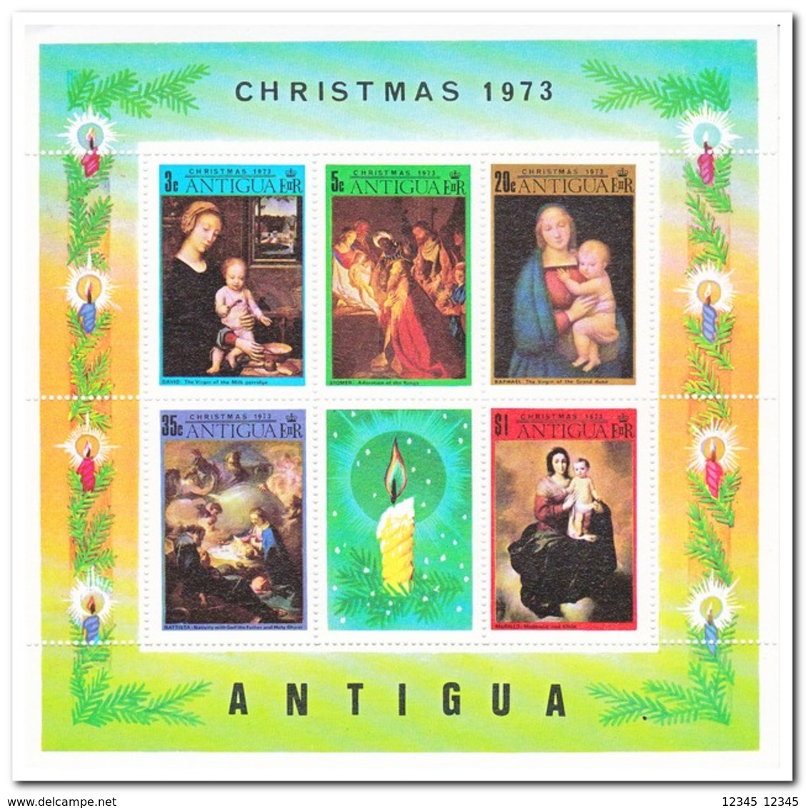Antigua 1973, Postfris MNH, Christmas - Antigua En Barbuda (1981-...)