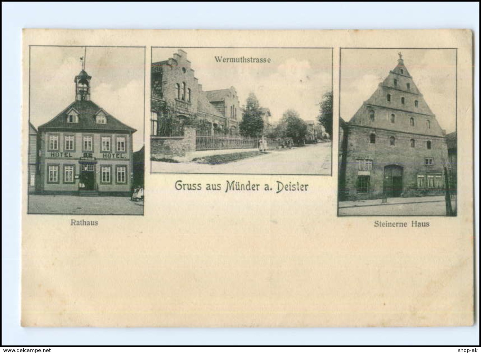 U5790-3252/ Gruß Aus Münder A. Deister 1907 AK - Autres & Non Classés