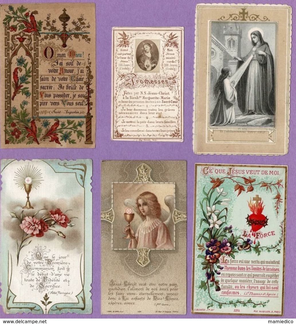 RELIGION 103 Images Rhodoïds-Peintes Main- Espagnoles- Diverses Autres. Toutes Scannées - 100 - 499 Cartes