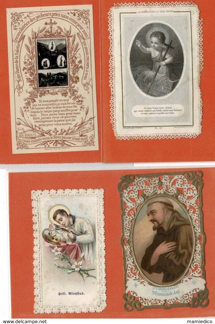 RELIGION 103 Images Rhodoïds-Peintes Main- Espagnoles- Diverses Autres. Toutes Scannées - 100 - 499 Cartes