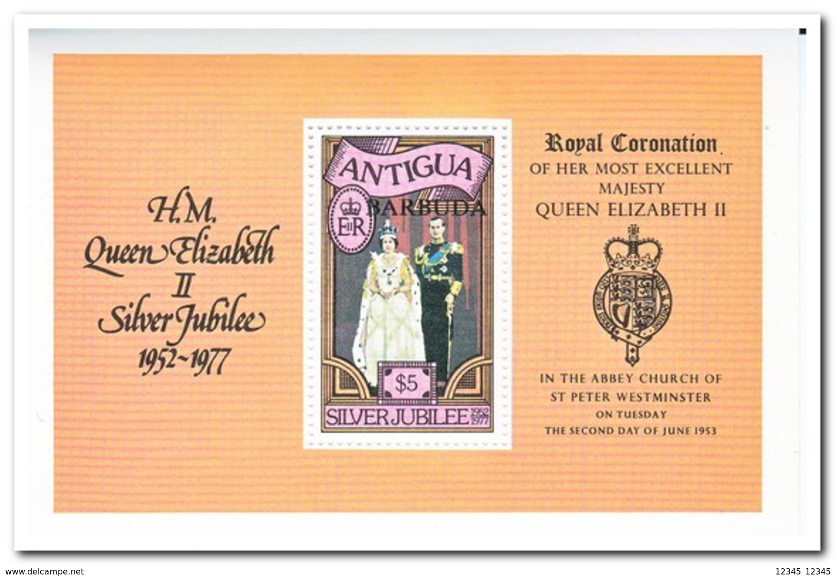 Antigua 1977, Postfris MNH, 25 Years Reign Of Queen Elizabeth II - Antigua En Barbuda (1981-...)