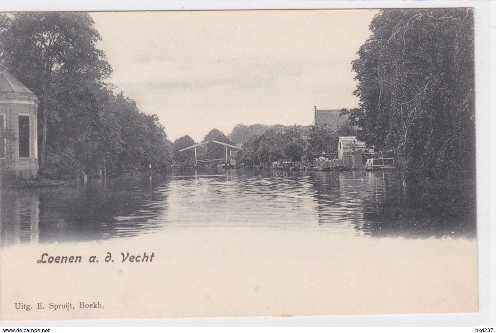 Loenen A.d. Vecht ± 1901 Ophaalbrug   481 - Andere & Zonder Classificatie