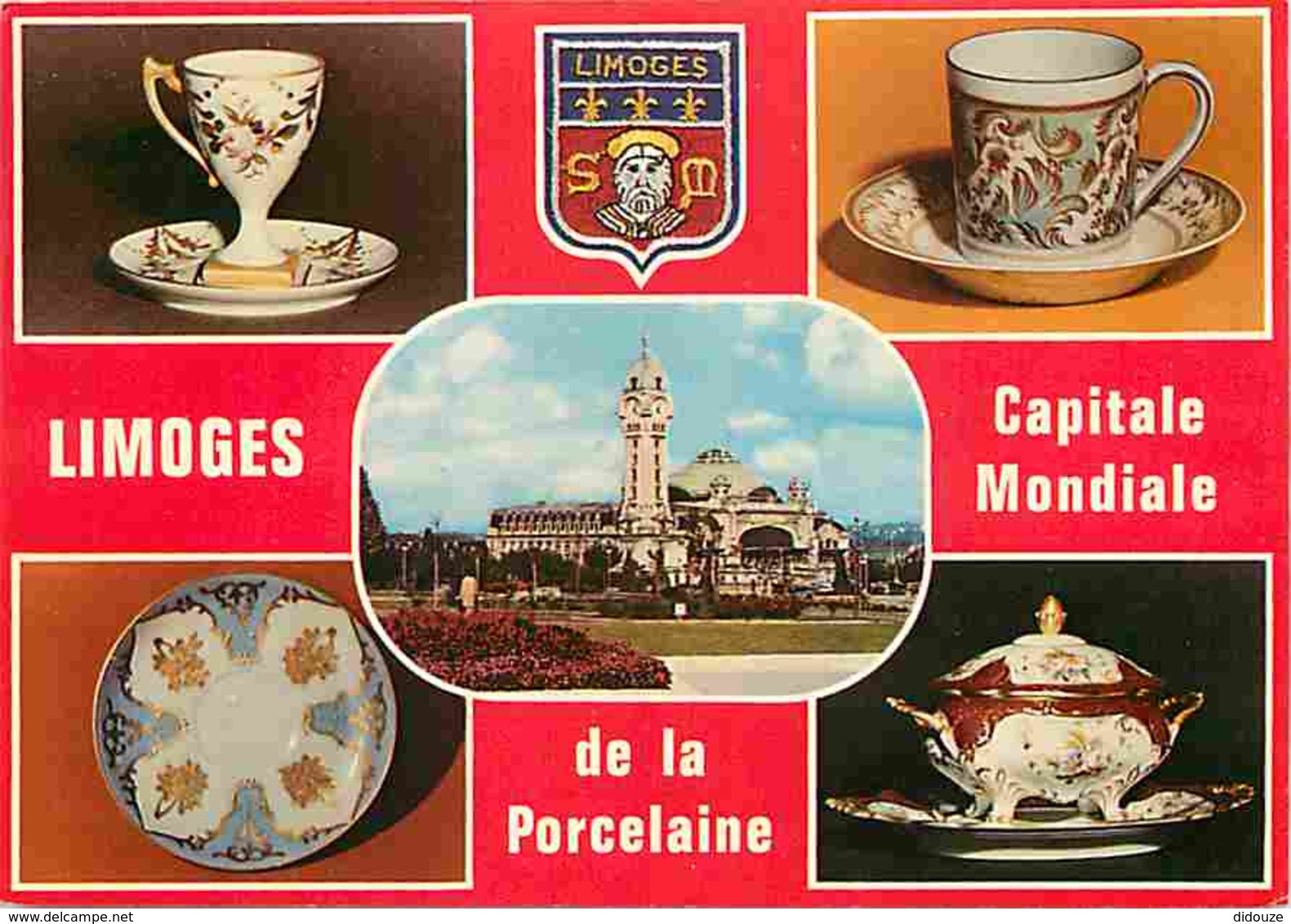 87 - Limoges - Capitale Mondiale De La Porcelaine - Multivues - Blasons - Carte Neuve - Voir Scans Recto-Verso - Limoges