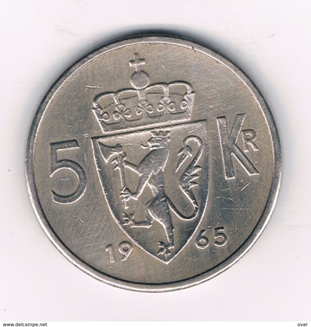 5 KRONE 1965 NOORWEGEN /2286/ - Norvège