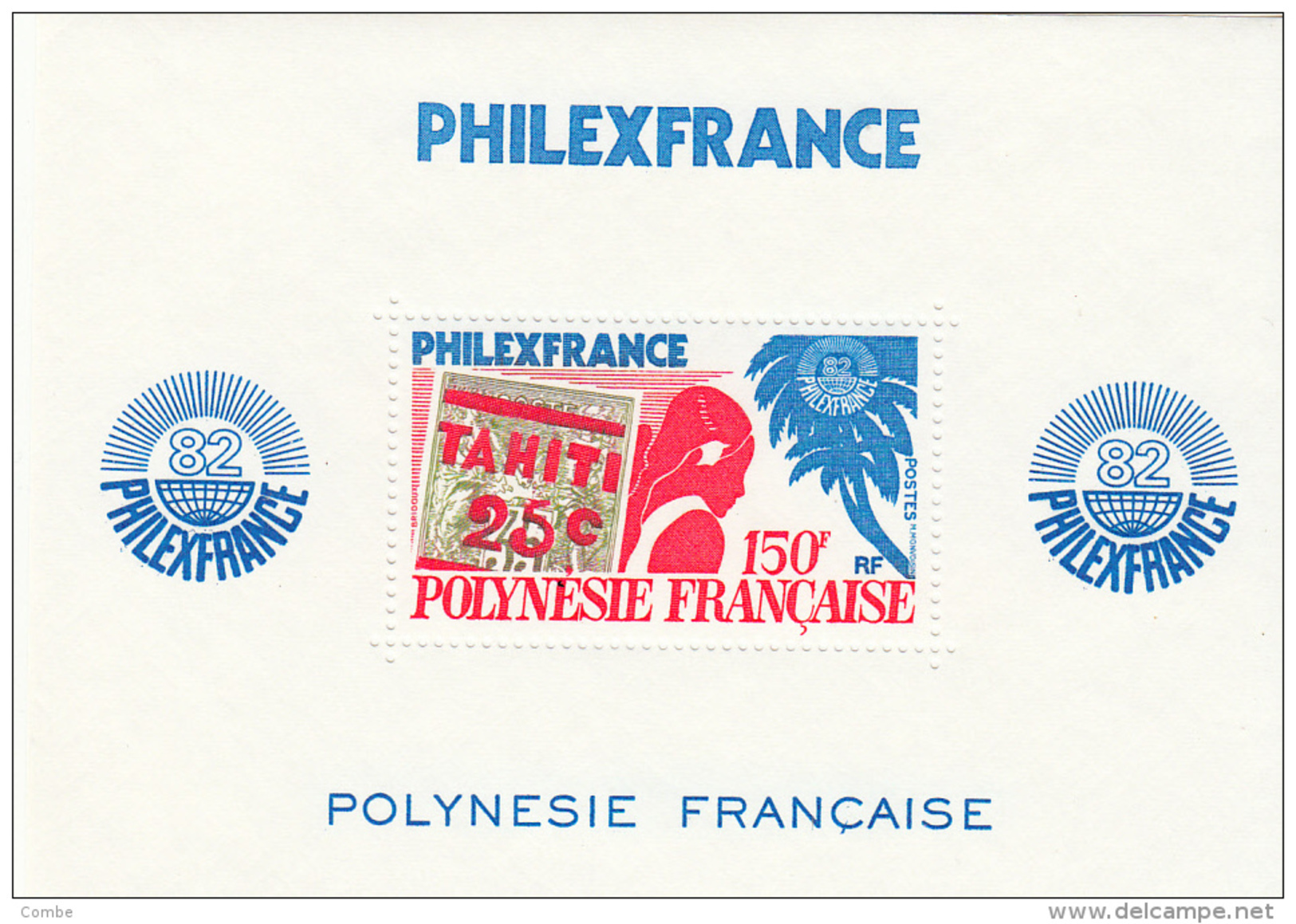 POLYNESIE 1982 Bloc Feuillet N° 6 ** Neuf Ier Choix. MNH. SUP. Cote: 21 &euro; (Philexfrance 82)   / 672 - Other & Unclassified