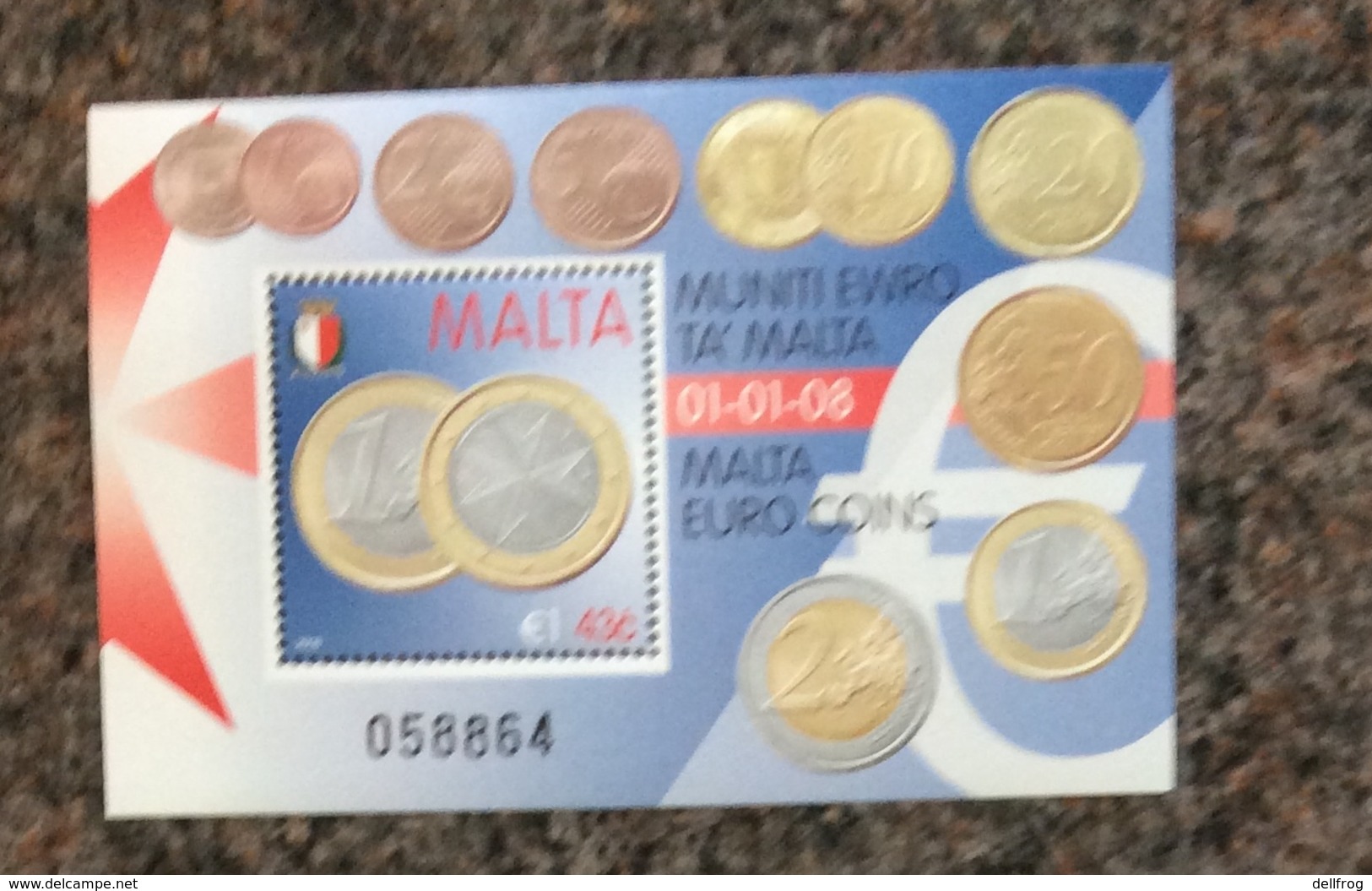 Malta 2008 Adoption Of Euro Currency Sheet MNH - Malta