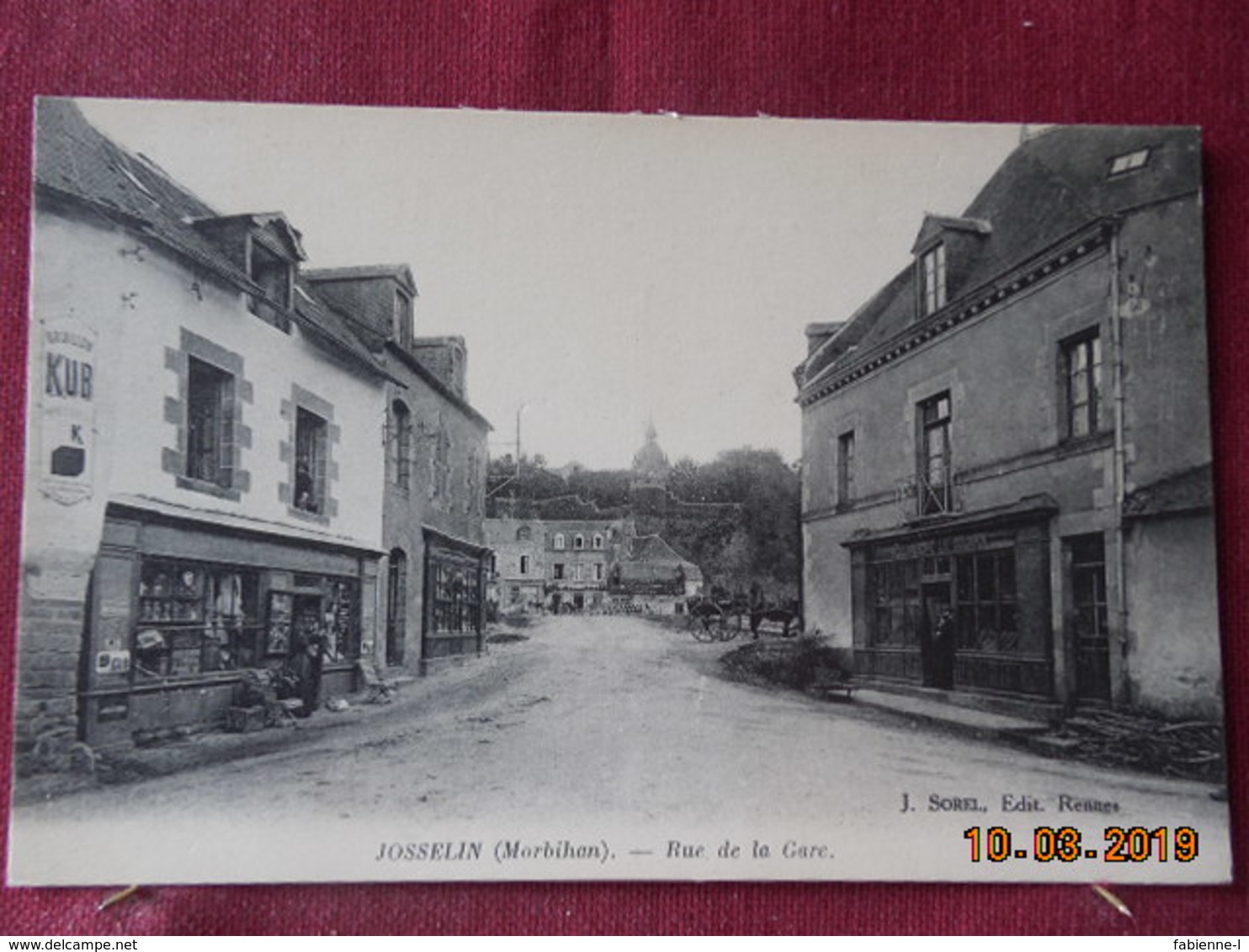 CPA - Josselin - Rue De La Gare - Josselin