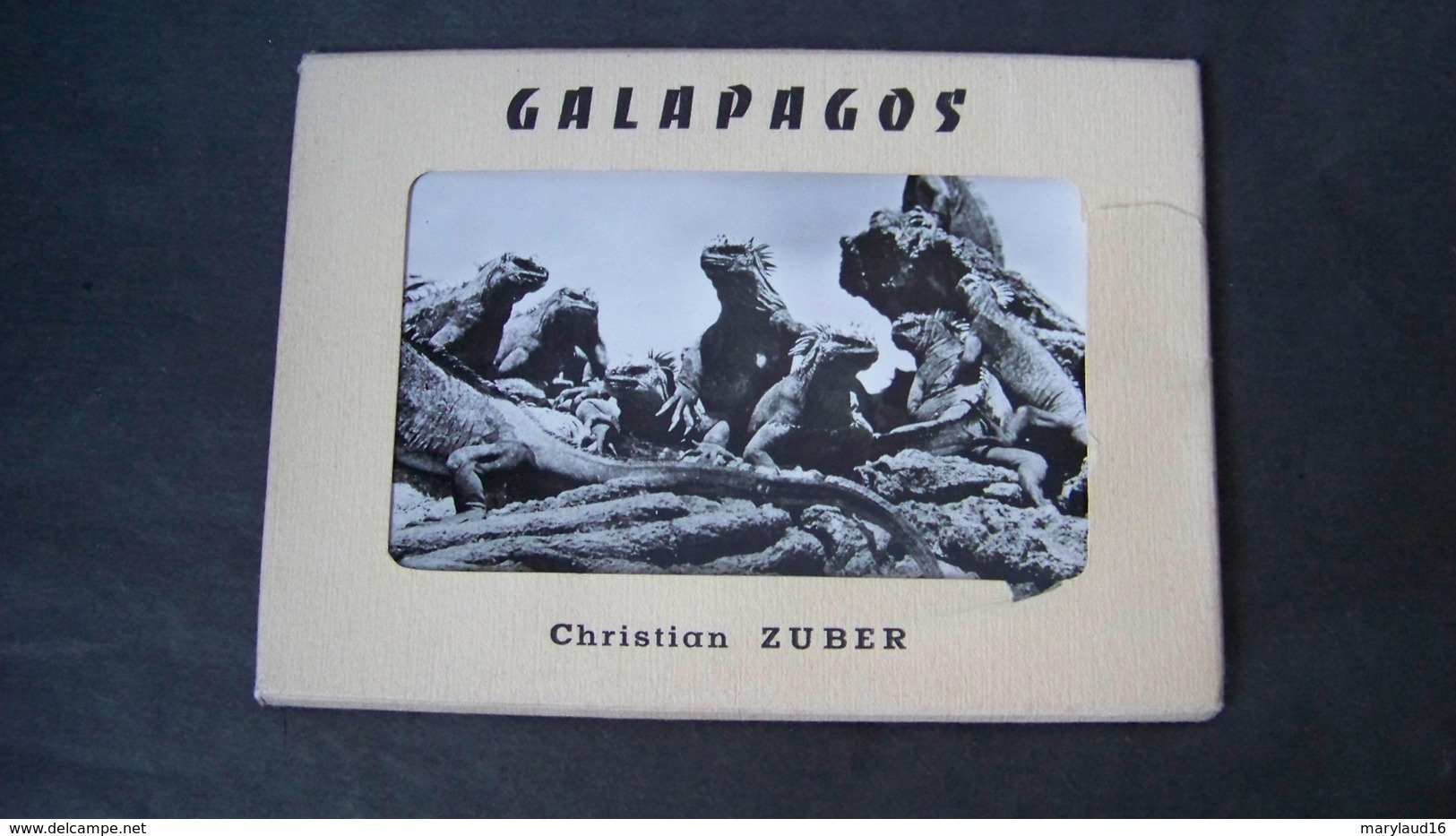 Etui 10 Cartes Postales GALAPAGOS Christian ZUBER - Equateur