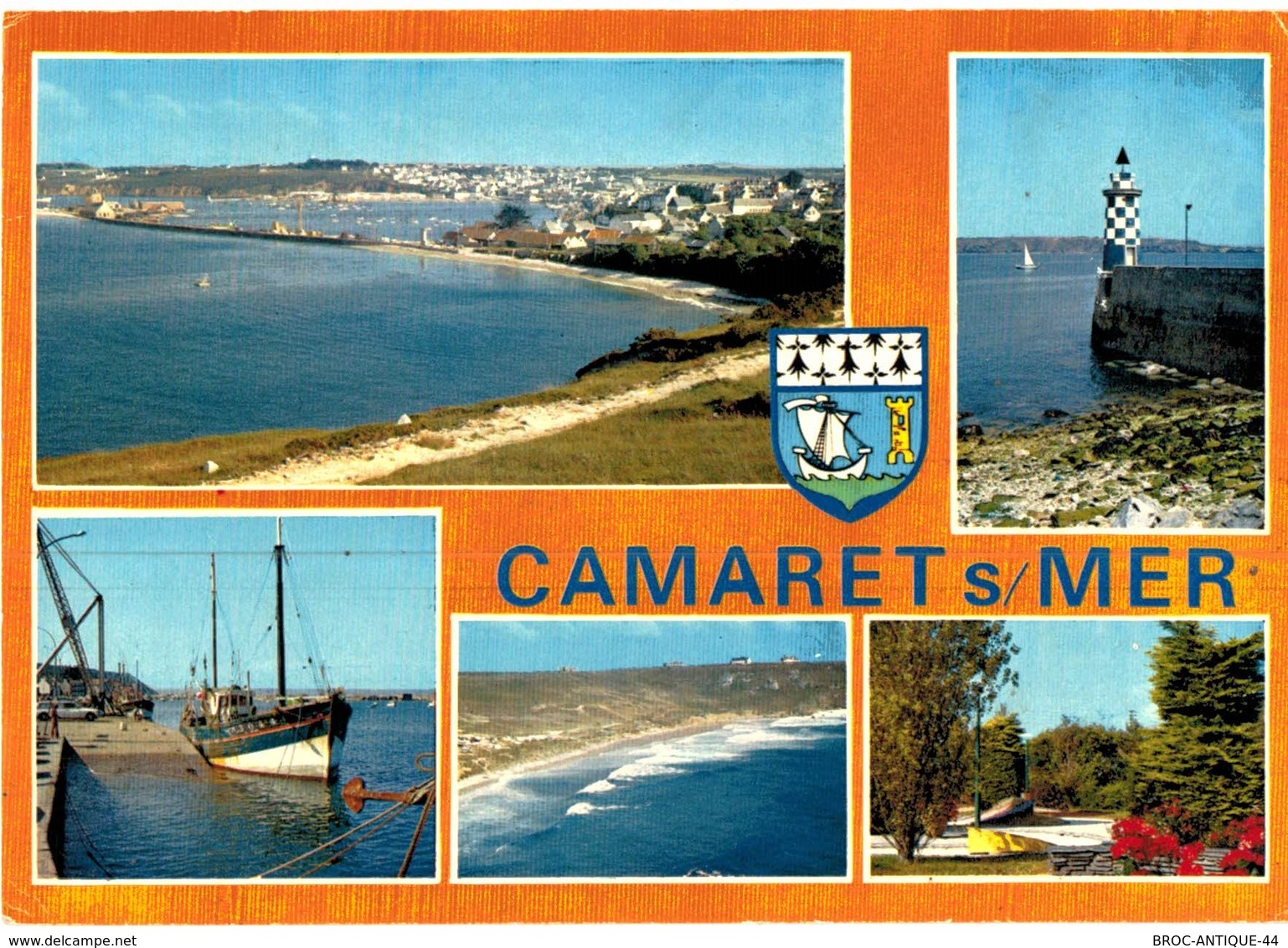 LOT N°1251 - LOT DE 60 CARTES DE CAMARET-SUR-MER  + CACHET RADE DE BREST POINTE DES ESPAGNOLS ROSCANVEL