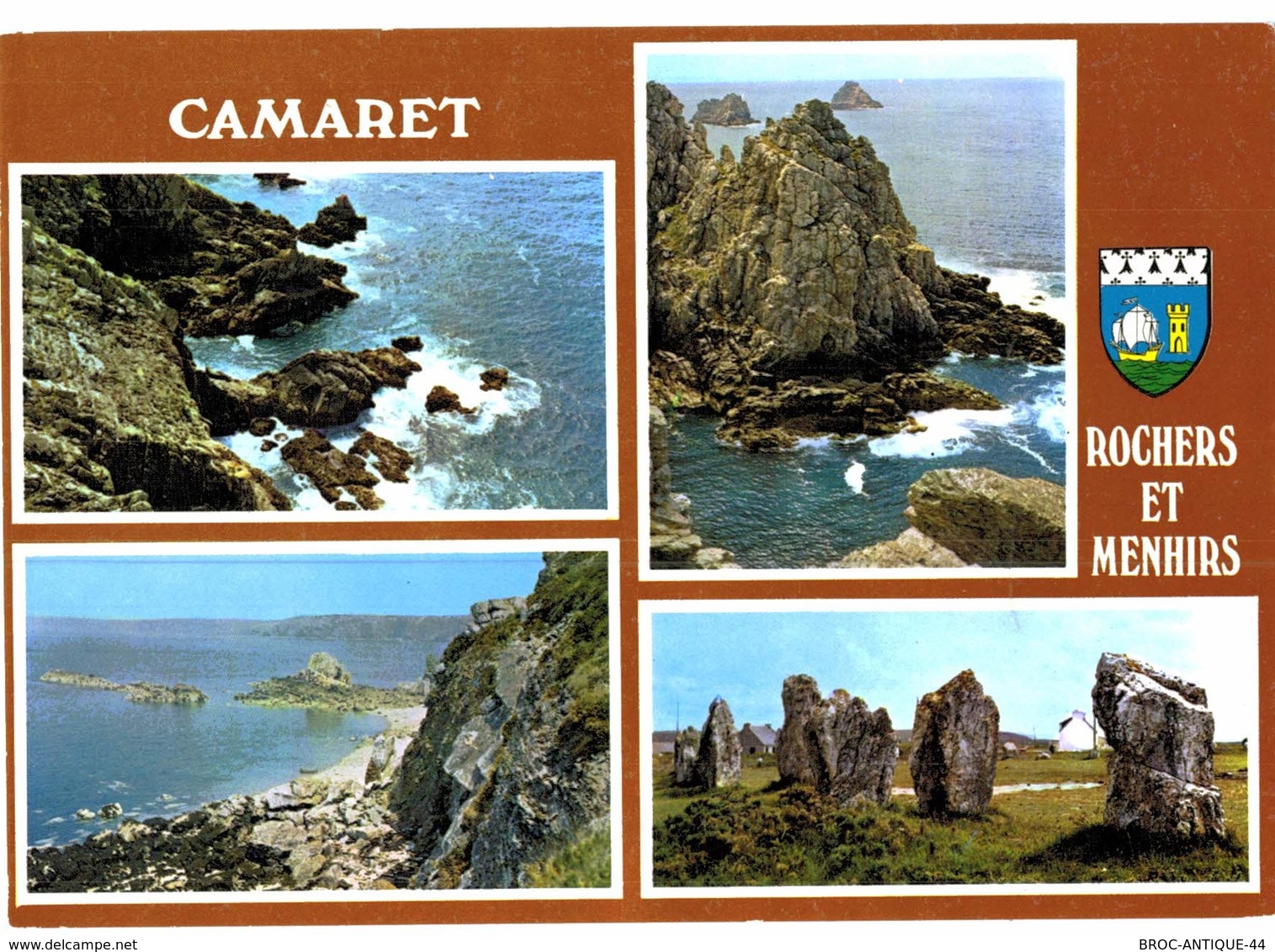 LOT N°1251 - LOT DE 60 CARTES DE CAMARET-SUR-MER  + CACHET RADE DE BREST POINTE DES ESPAGNOLS ROSCANVEL