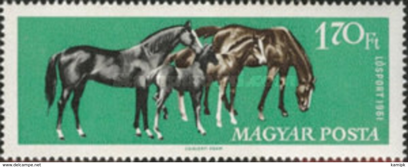 MH  STAMPS Hungary - Horse Sports -1961 - Unused Stamps
