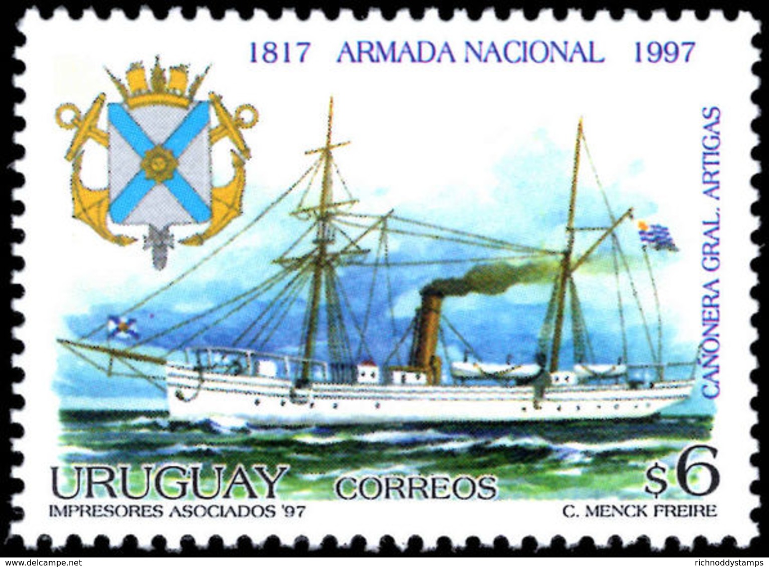 Uruguay 1997 Navy Unmounted Mint. - Uruguay