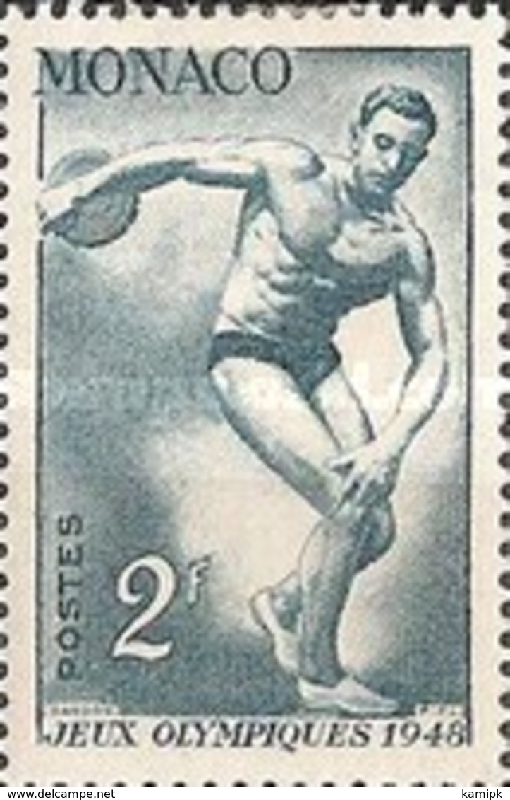 MH  STAMPS Monaco - Olympic Games - London, England	 -1948 - Unused Stamps