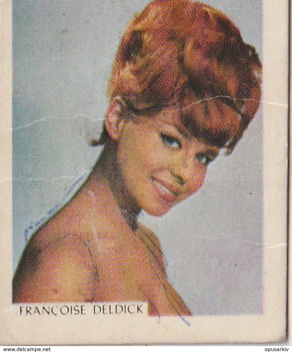 [Trademarks] - Mini Advertising Card - 1950/60: Lion-Melba Artist Card  No.14 - Françoise Deldick * - Reclame