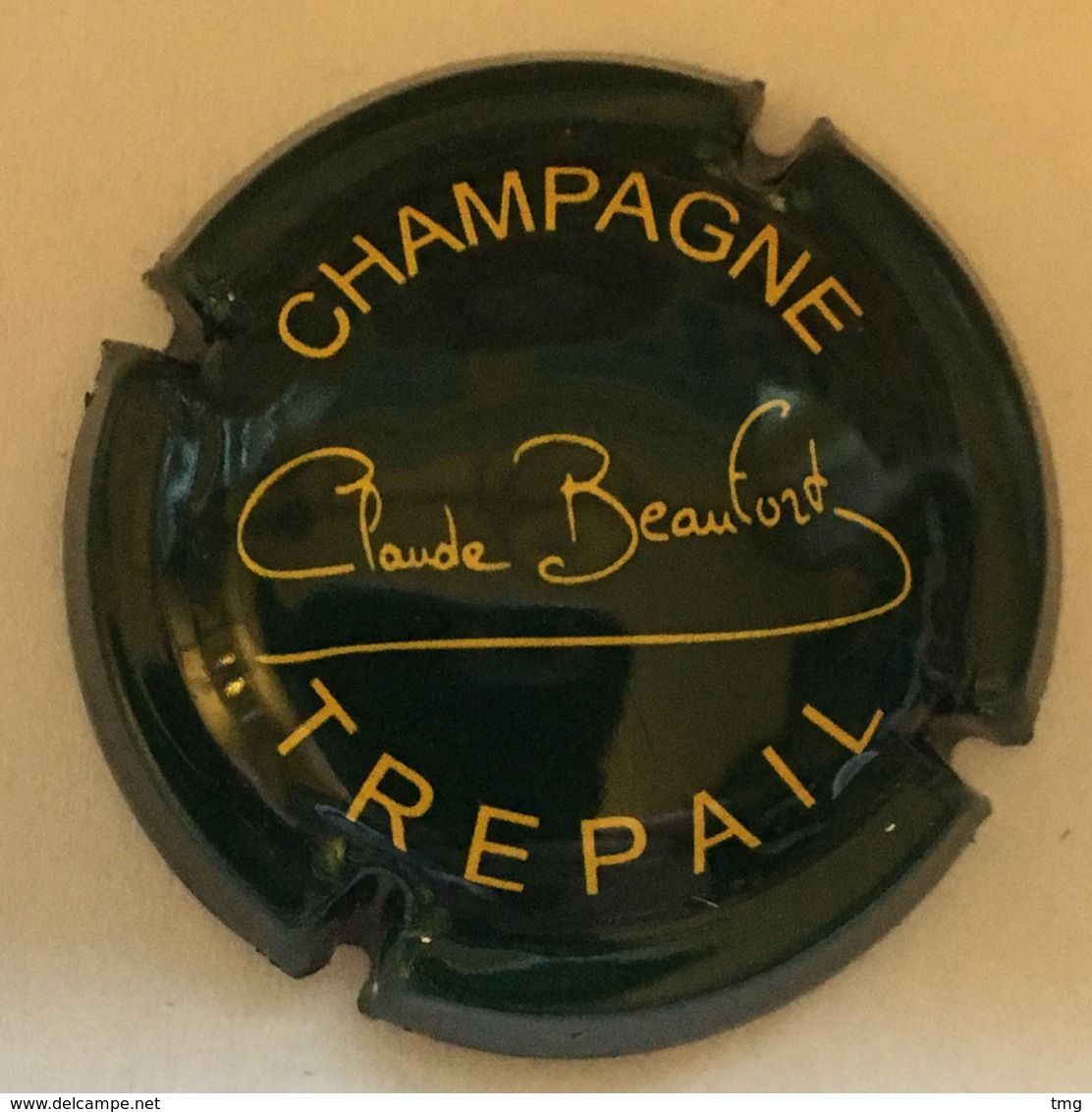 84 - Capsule De Champagne - Claude Beaufort (vert) Trépail - Autres & Non Classés