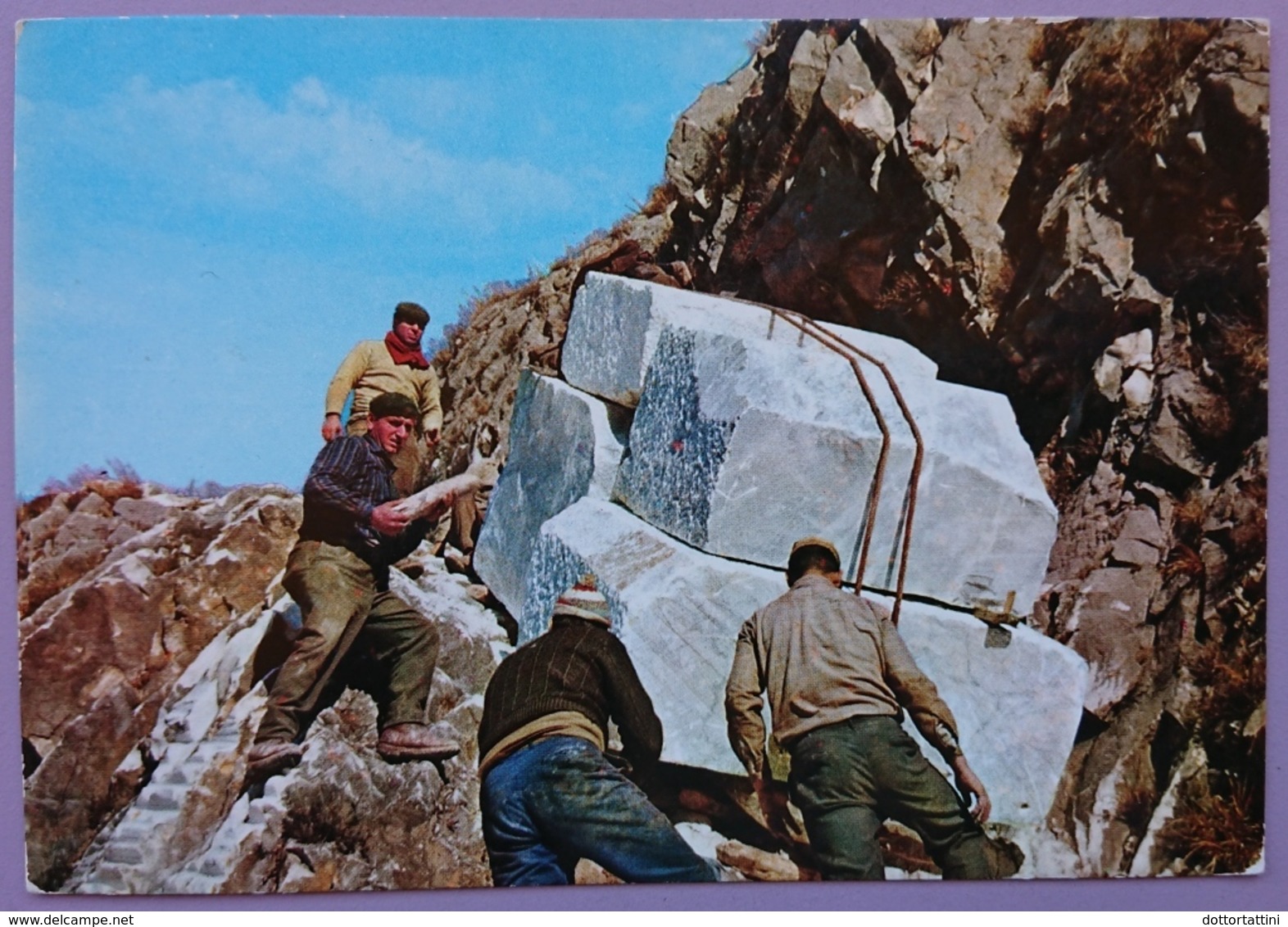 CARRARA - LA LIZZATURA / Transport Du Marbre, Transportation Of The Marble - Marmo  Nv - Carrara