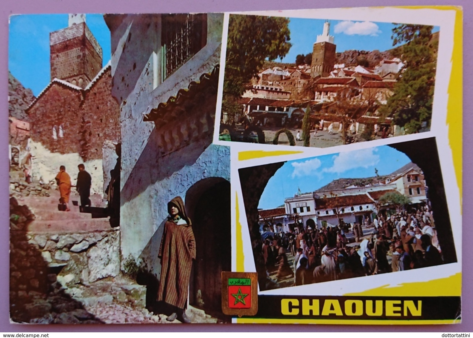 CHAOUEN, Maroc - Mezquita De Aouzar - Plaza Del Makzen  Vg - Altri & Non Classificati