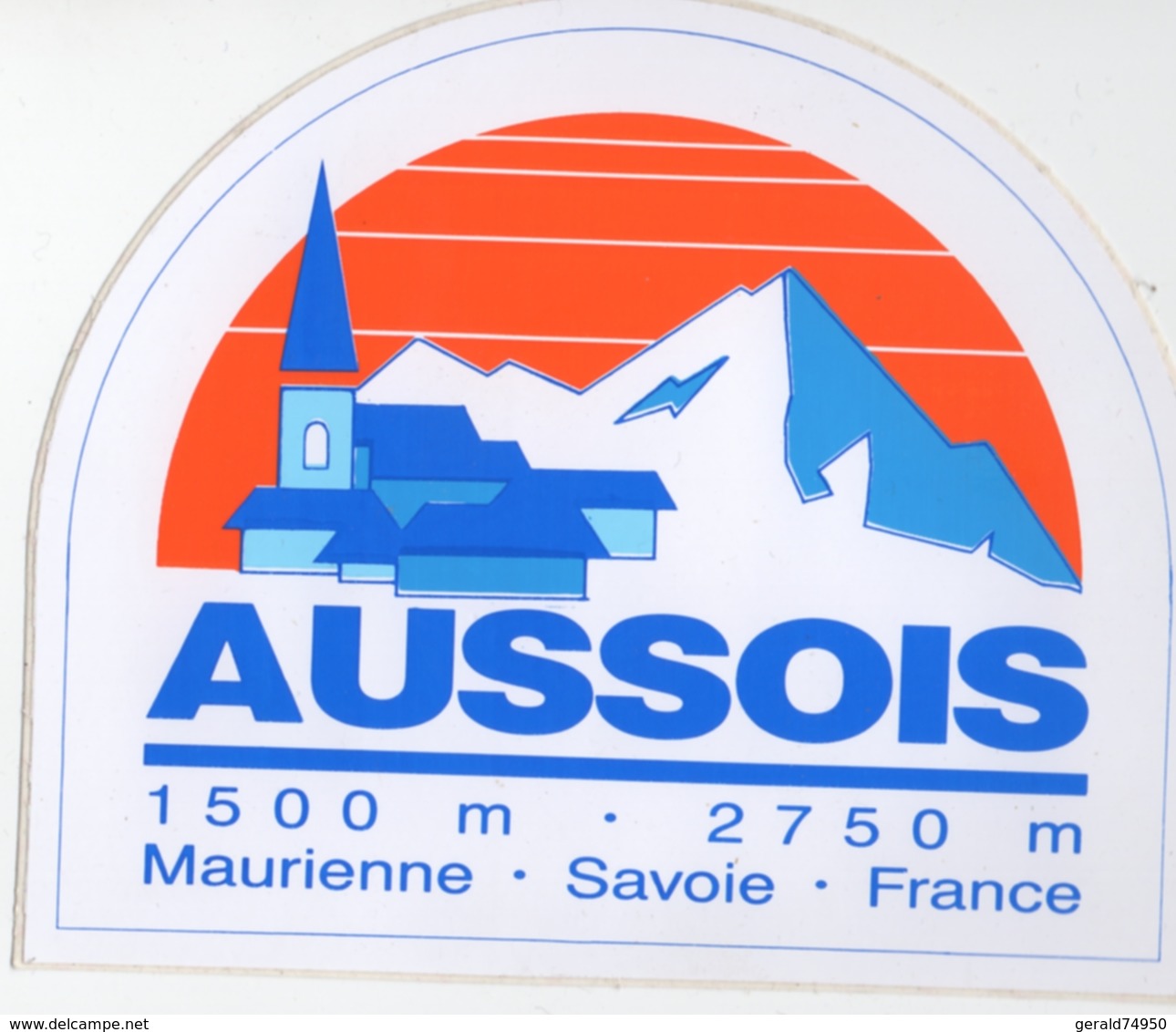 Autocollant Aussois Maurienne - Stickers