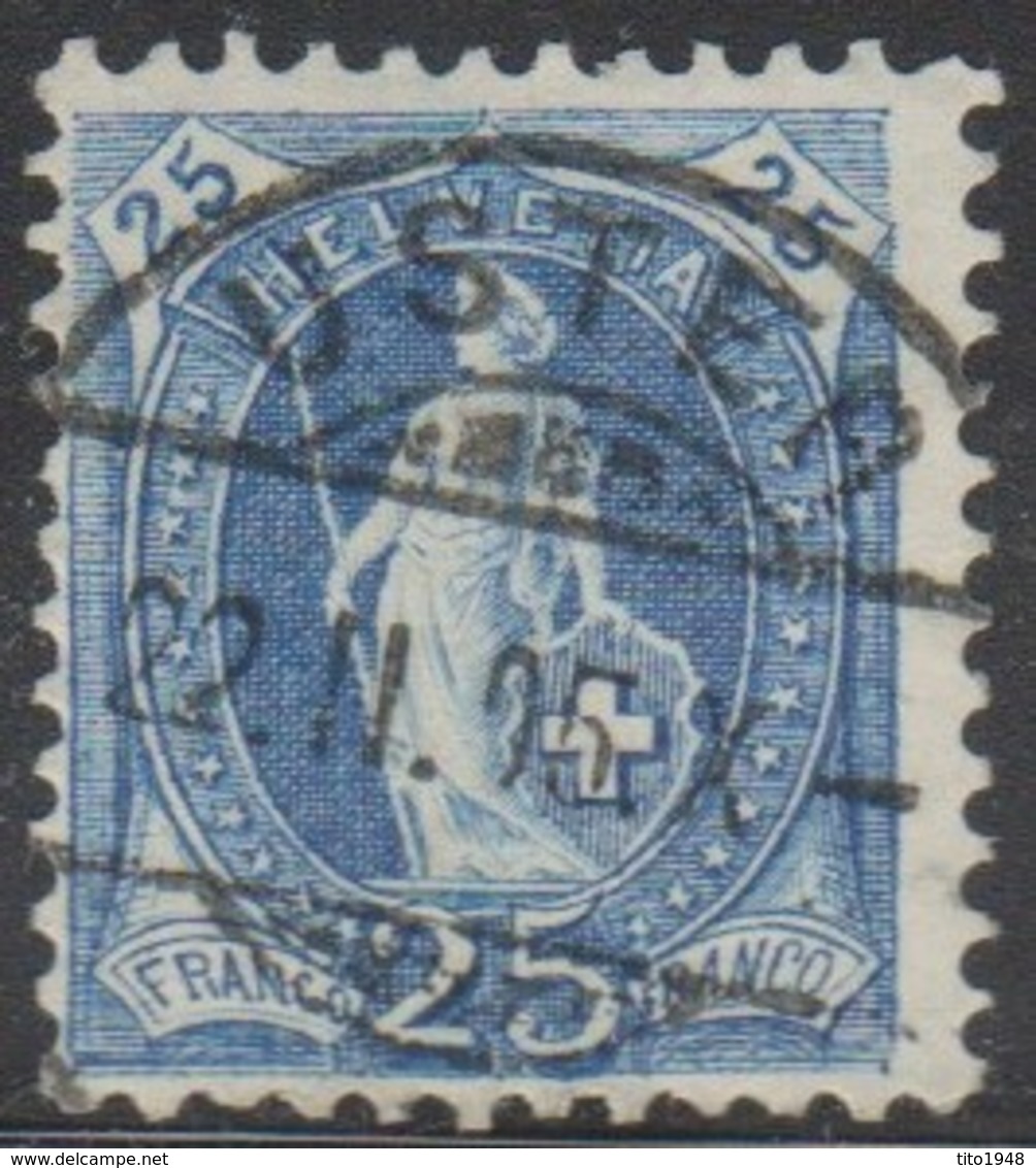 Schweiz, …4.1904, .. Seux, 73E, Stehende Helvetia, Eckstempel, Siehe Scan! - Used Stamps