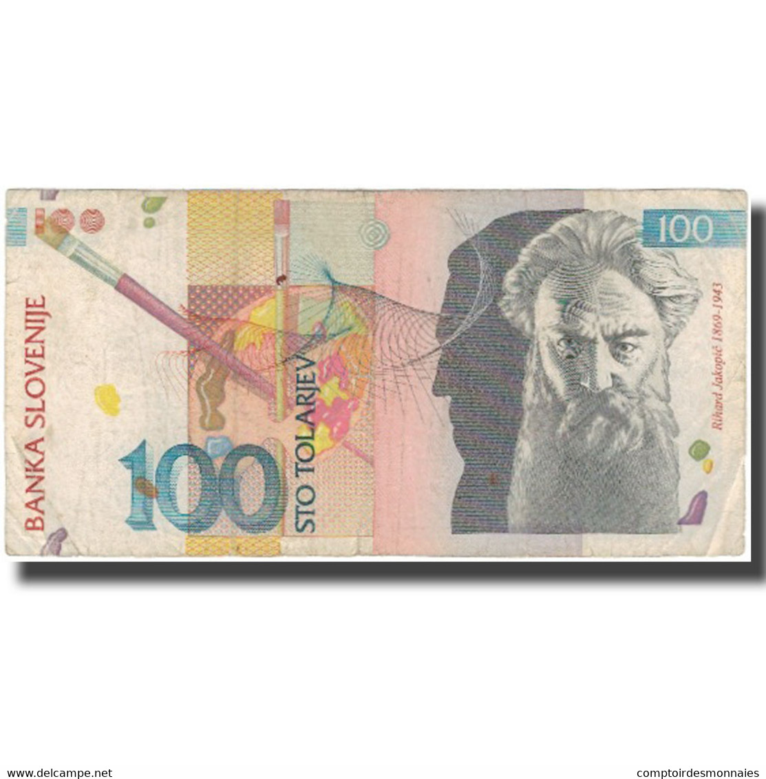 Billet, Slovénie, 100 Tolarjev, 1992-01-15, KM:14A, TB - Slovénie