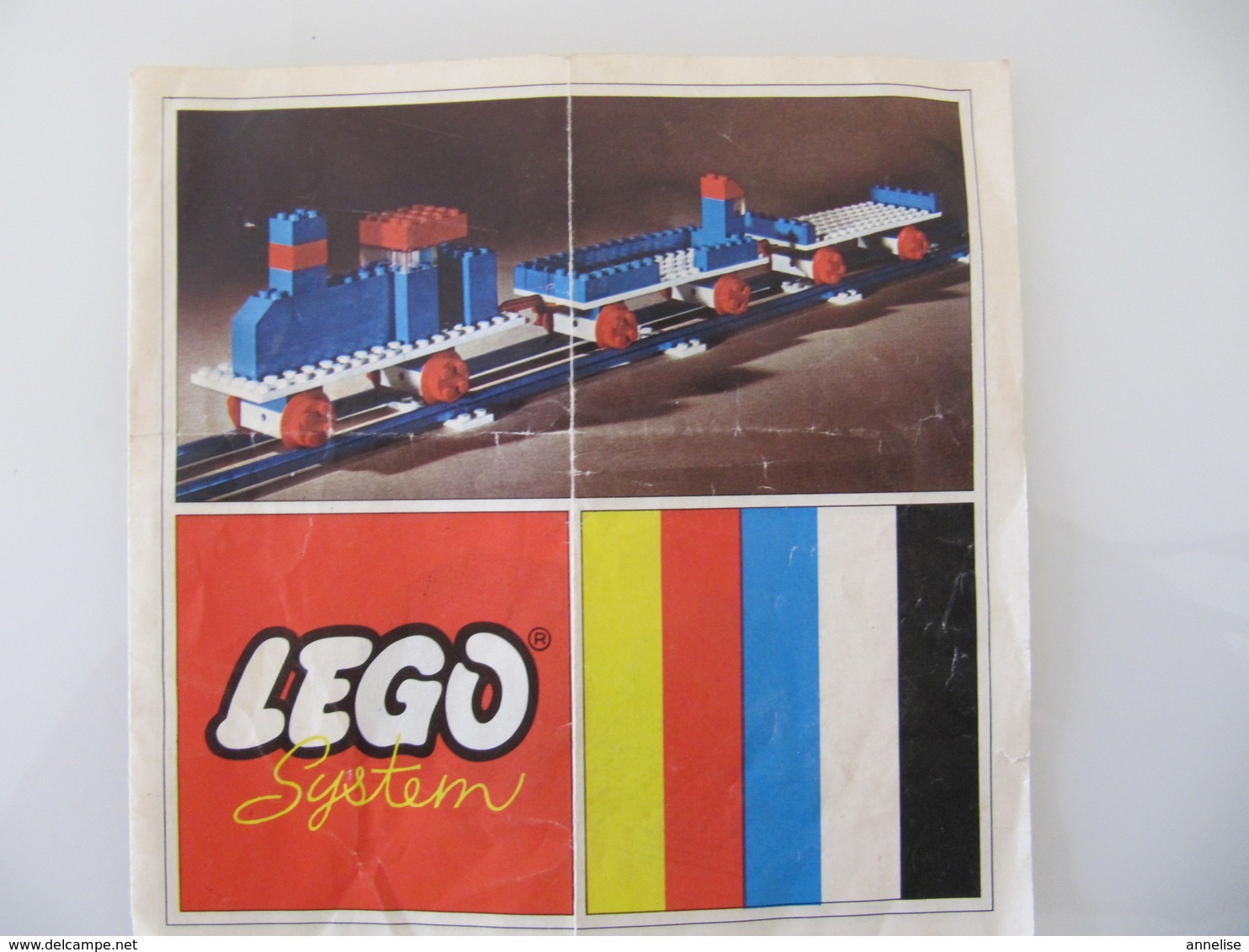 Set LEGO 111-2 Starter Train Set without motor 1966