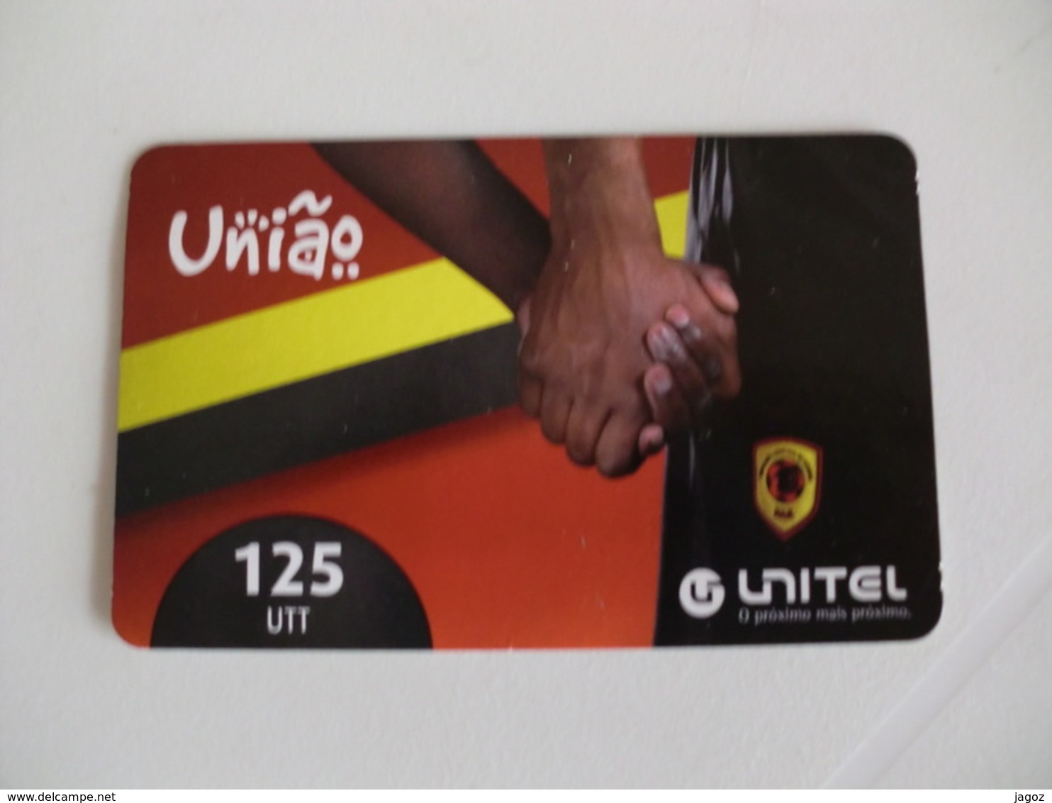 Phonecard Angola Unitel União 125 UTT 31-12-2012 - Angola