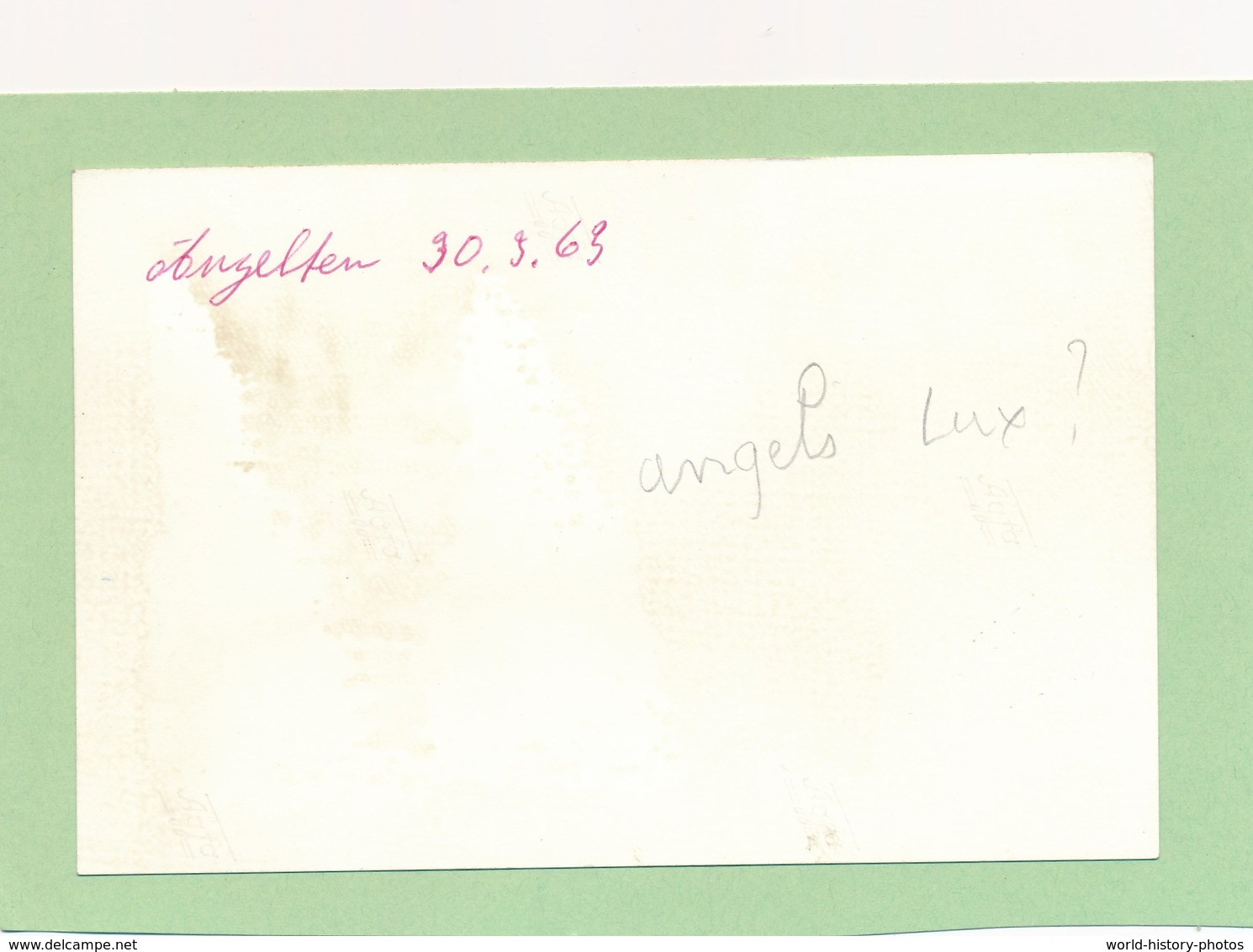 Carte Photo - ANGELSEN - Angels  Luxembourg  - Camping 30 Mars  1963  - Tentes - Caravanes - Peugeot 403 - Autres & Non Classés