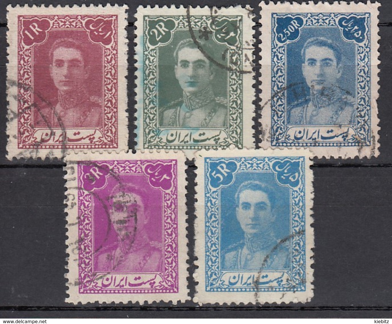 IRAN 1942 - MiNr: 760 - 779   Lot 5x   Used - Iran