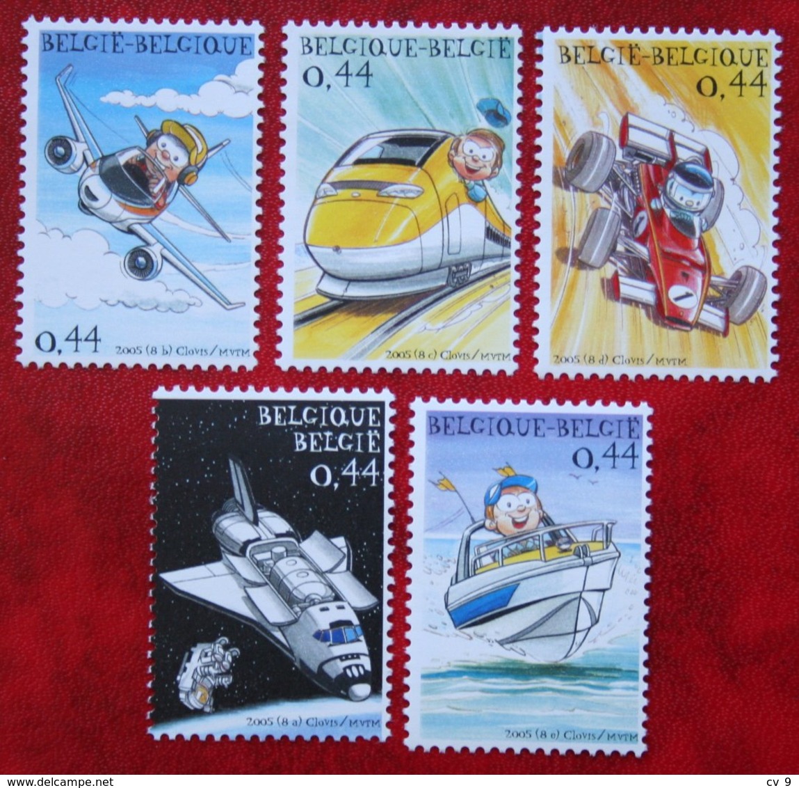 BELGICA 2006 Space OBC N° 3368-3372 (Mi 3416-3420 Bl 102) 2005 POSTFRIS MNH ** BELGIE / BELGIEN / BELGIUM - Neufs