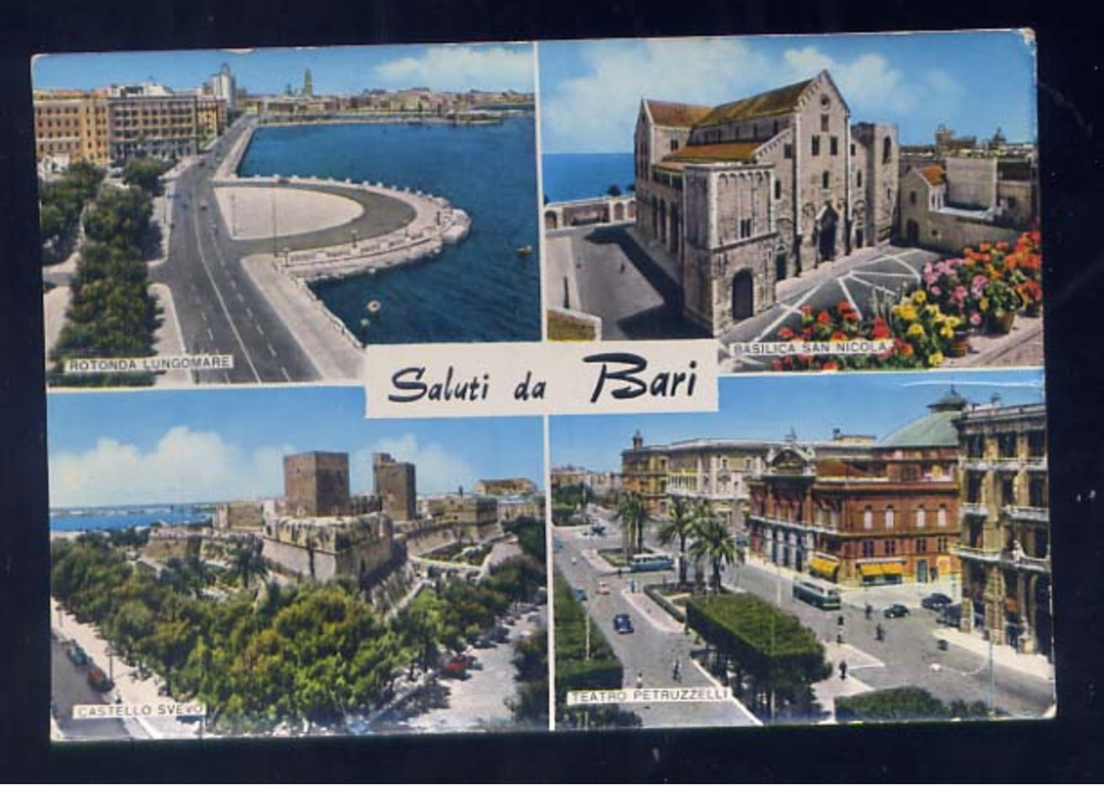 BARI--LOTTO 3 CARTOLINE-SALUTI VADUTINE- VIAGGIATE-- - Bari