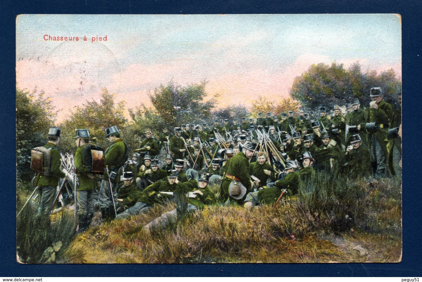 Armée Belge. Chasseurs à Pied En Bivouac. Stockem (Arlon)-Saint Léger  Avril 1912 - Régiments