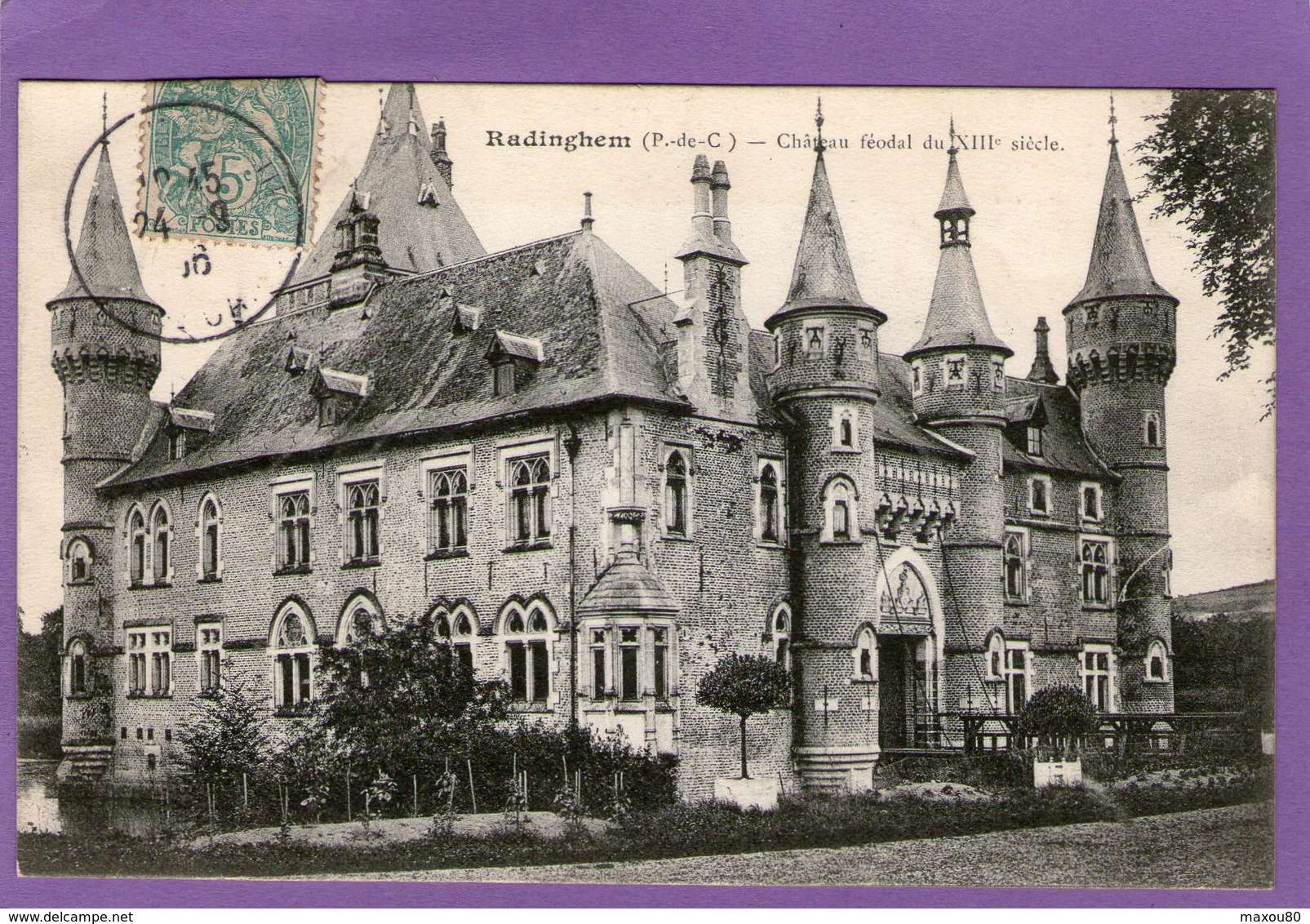 RADINGHEM - Château Féodal   - 1906 - - Altri & Non Classificati