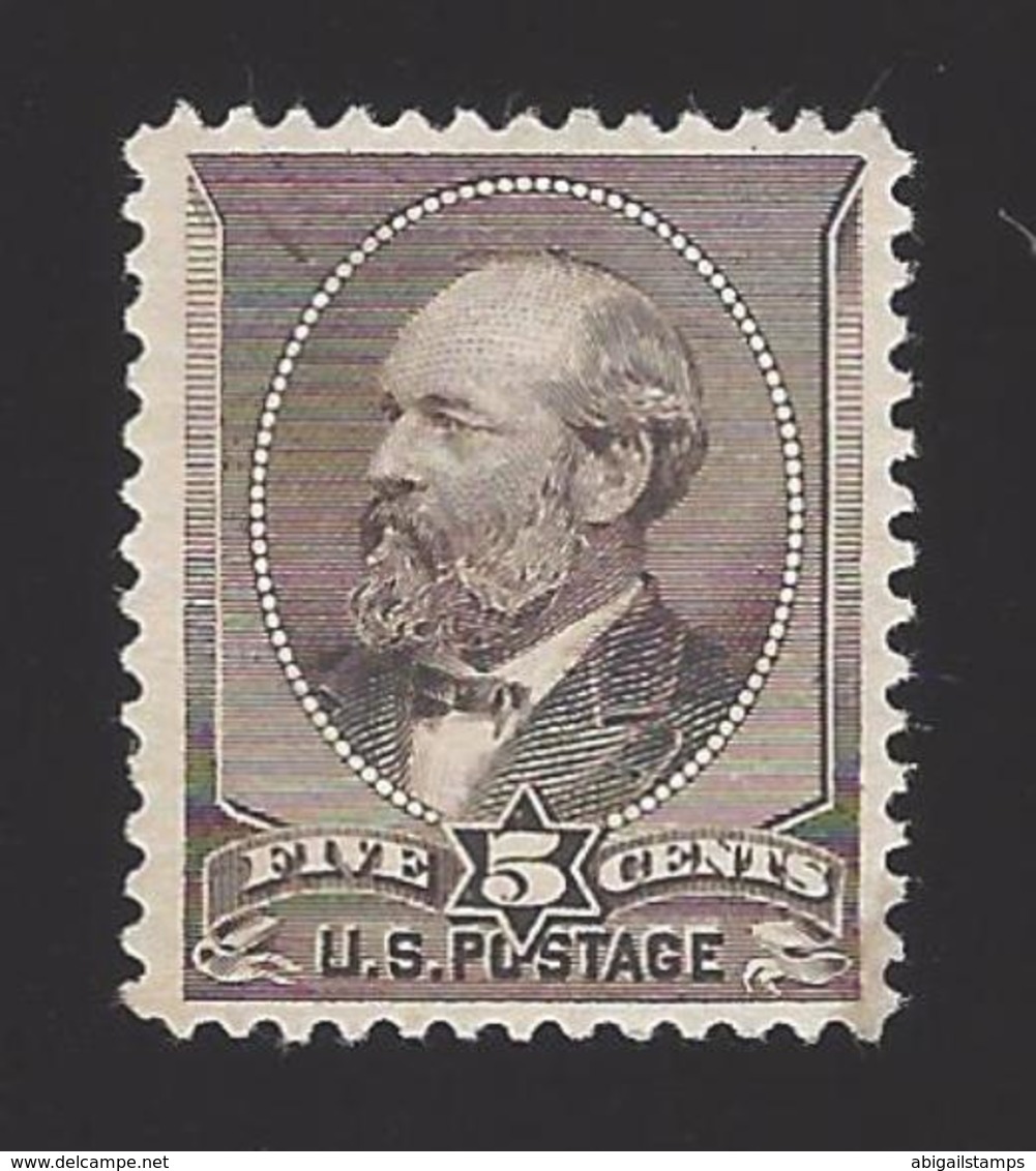 US #205 1882 Brown Perf 12 Mint OG F-VF SCV $250 - Unused Stamps